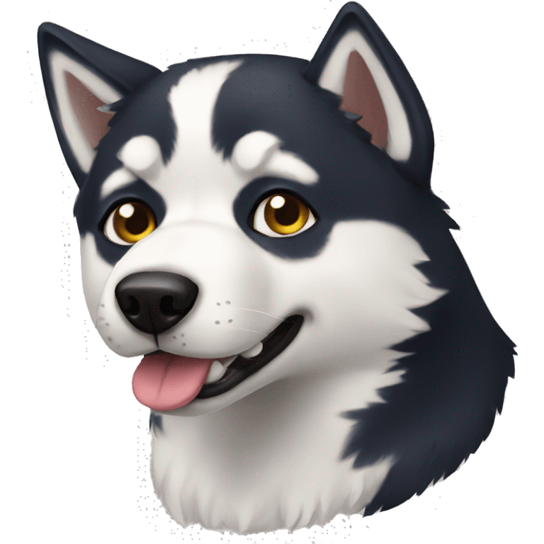 Perro husky emoji