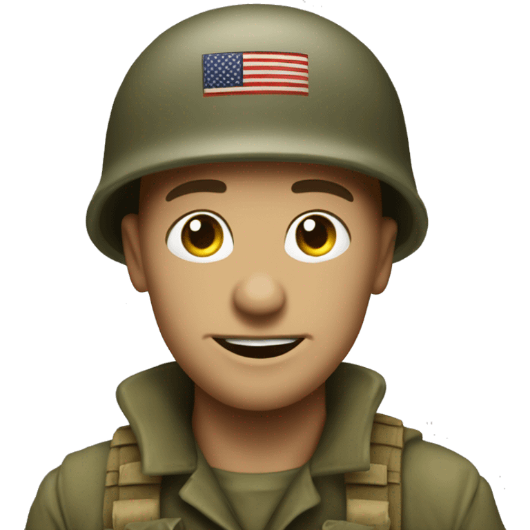 Us soldier ww2 gas masl emoji