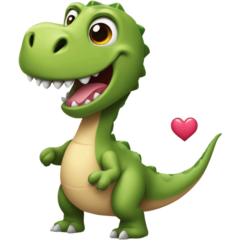 Love dinosaur emoji