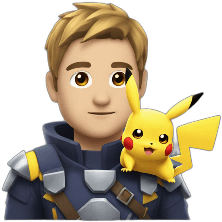 Mini pekka con pikachu emoji