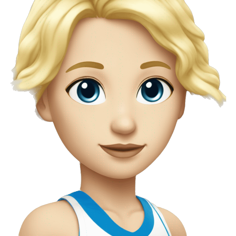 Un blond au yeux bleu avec le maillot de Paris  emoji