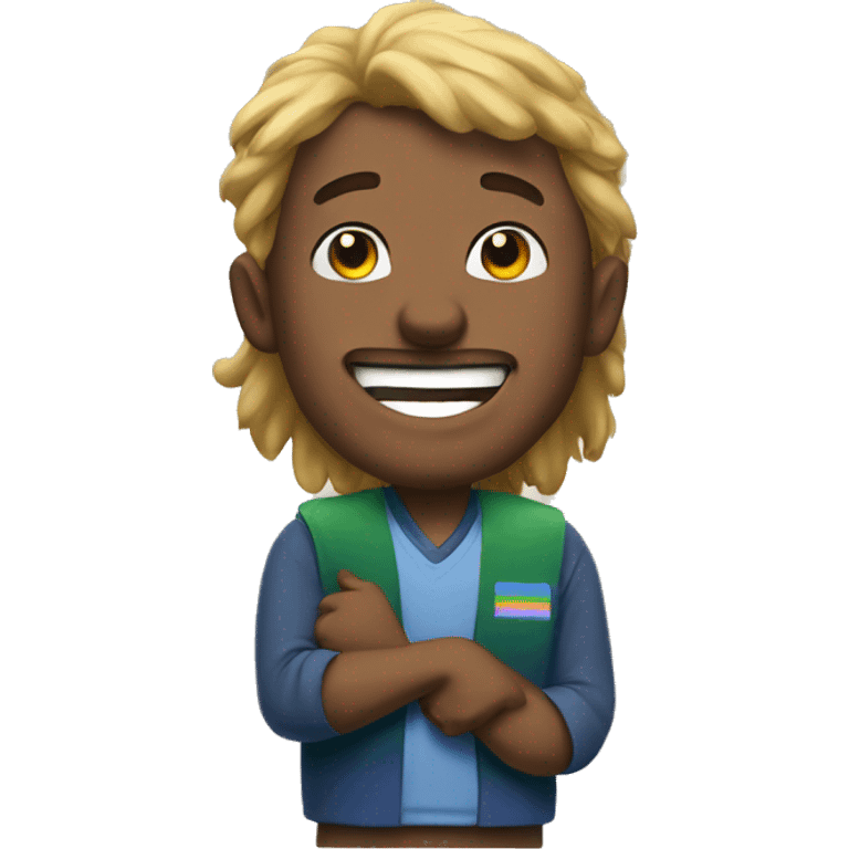 A rainbow Stanley emoji