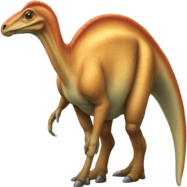 realistic Parasaurolophus emoji