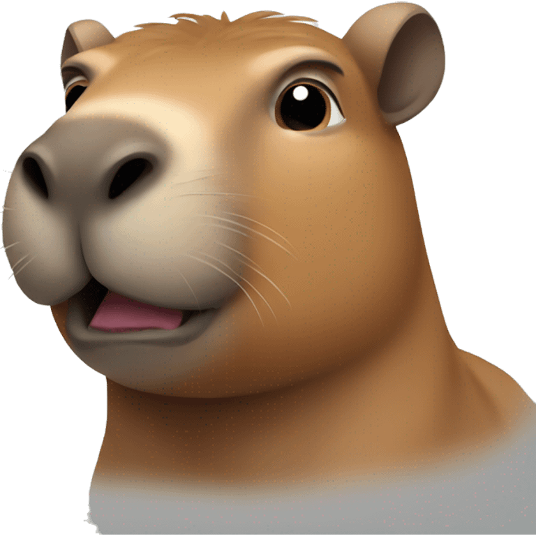 Muscular capybara emoji