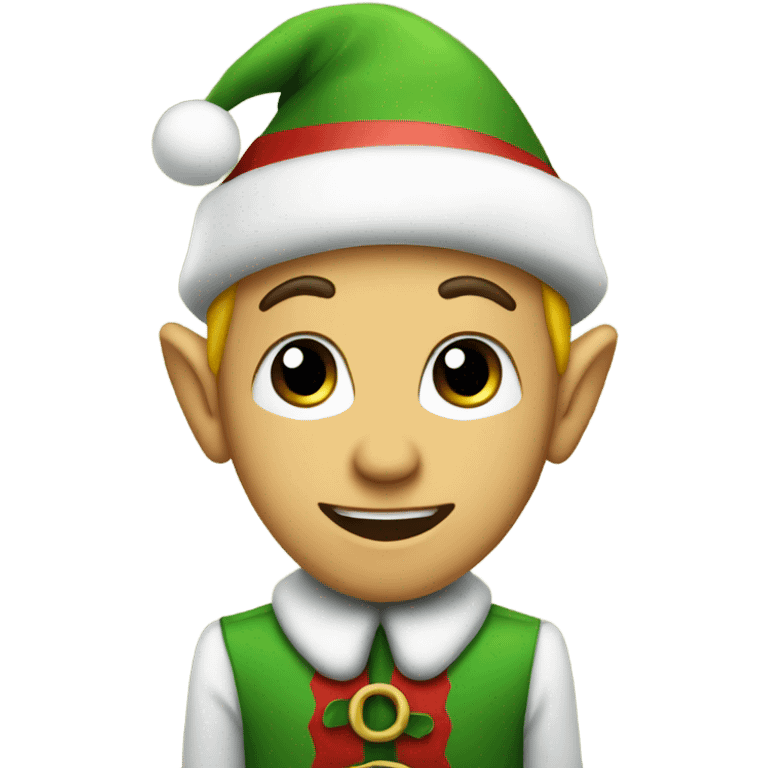 Christmas elf emoji