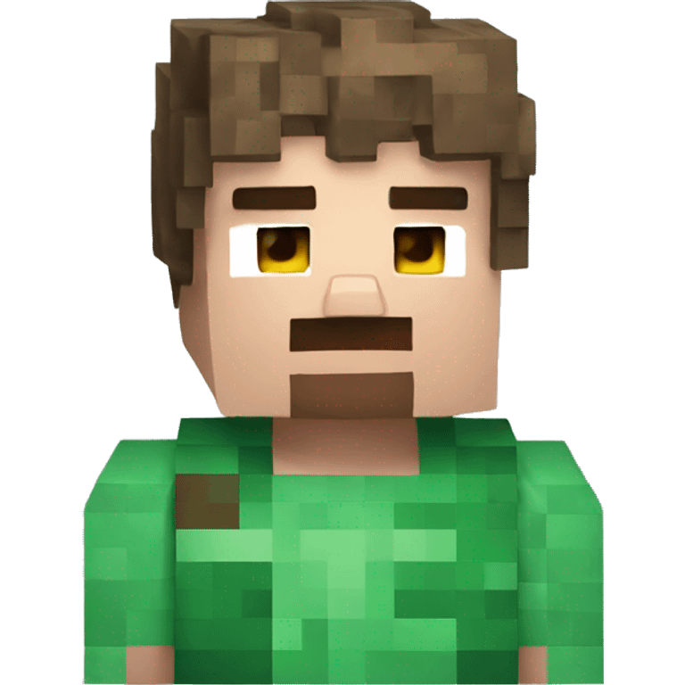 Crying Minecraft steve emoji