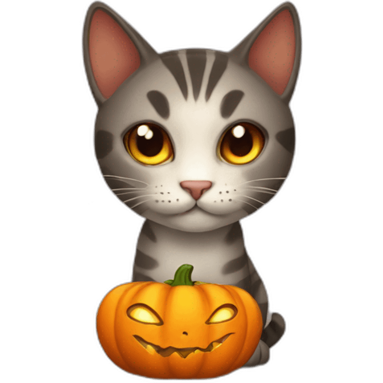 pumkin cat emoji