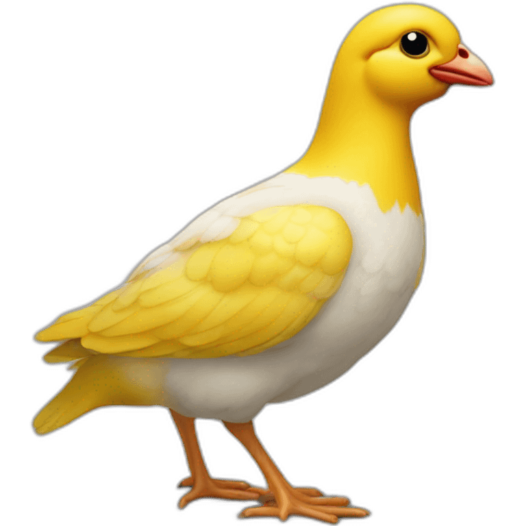 Petit poussin jaune emoji