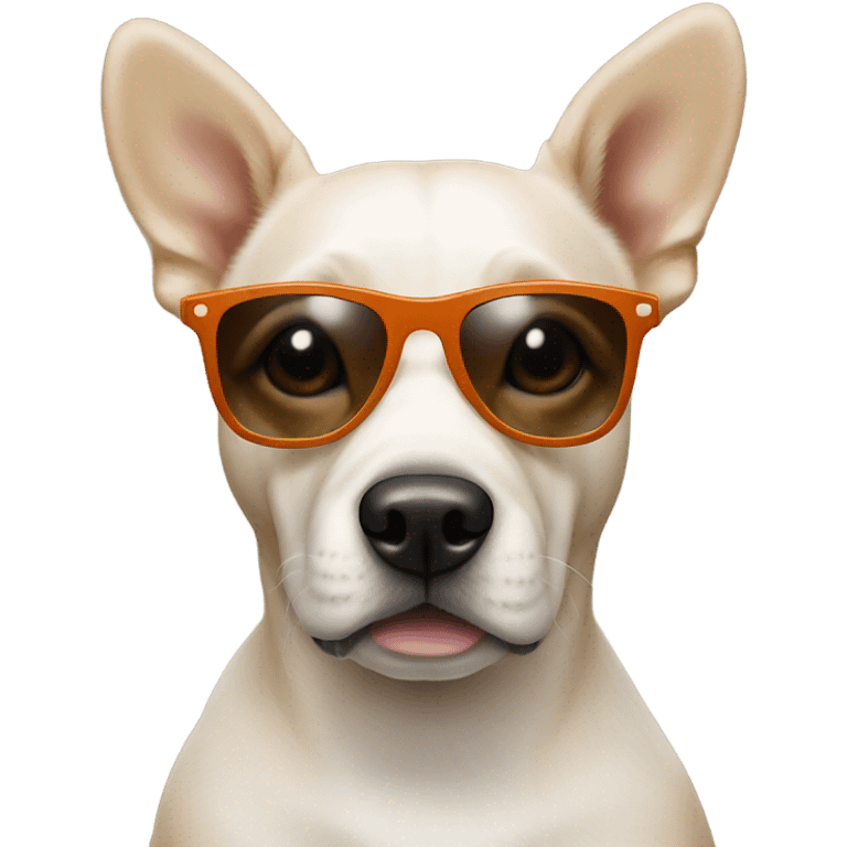 dog with sunglasses emoji