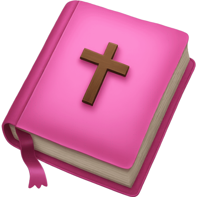 Pink Bible  emoji