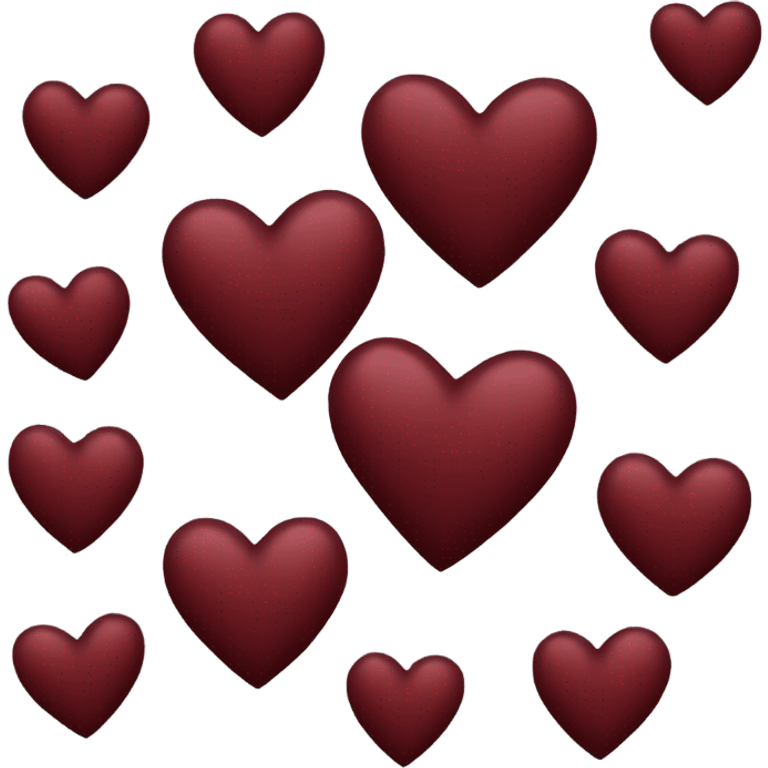 dark red heart emoji