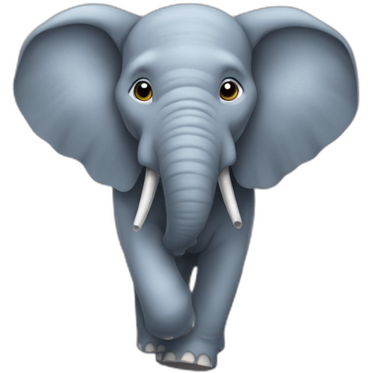 Elephant in sky emoji