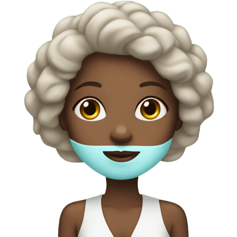 Spa day girl emoji