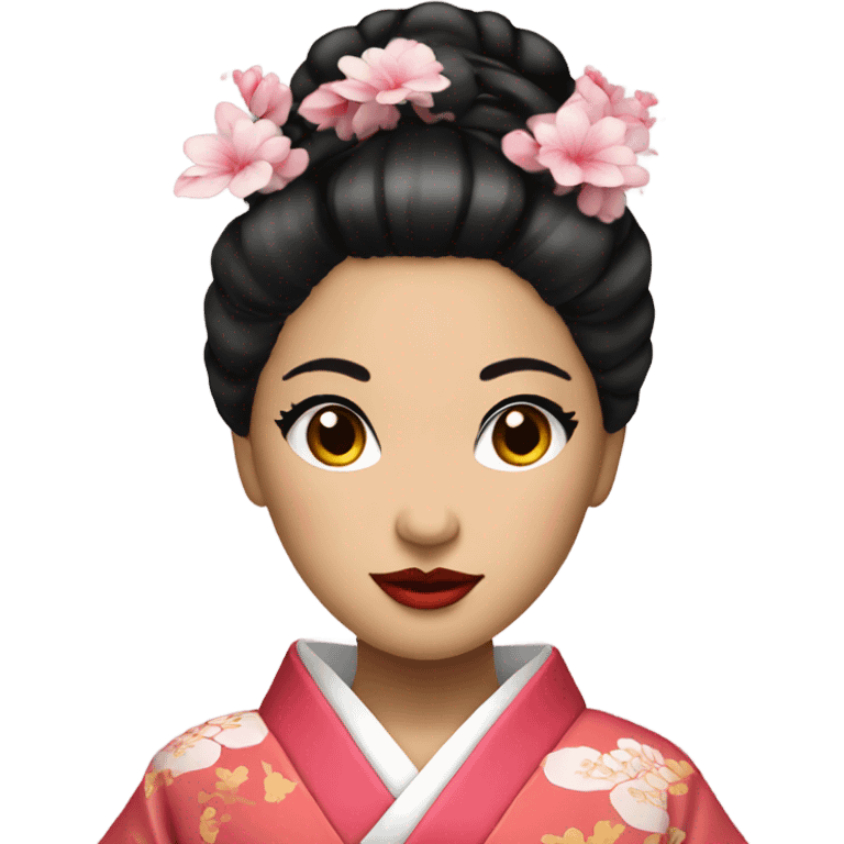 beautiful geisha girl emoji