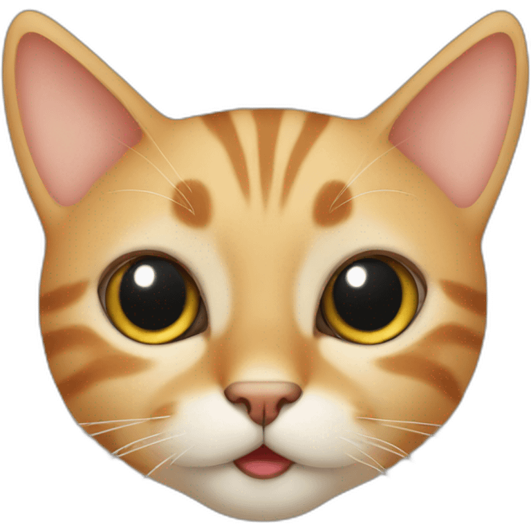 cute cat but only the nose emoji