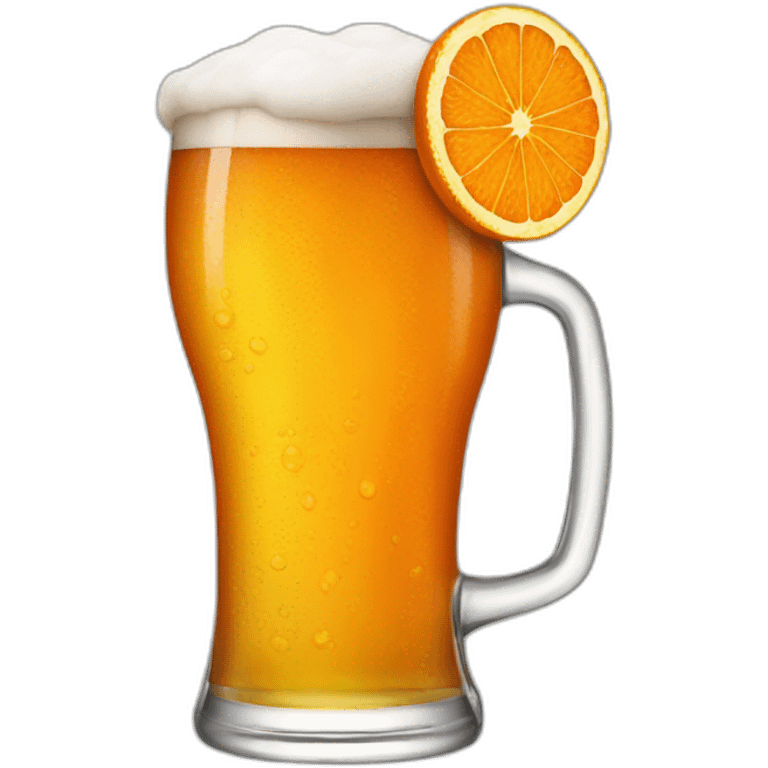 beer orange emoji