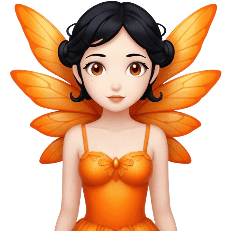 clementine fairy with black hair  emoji