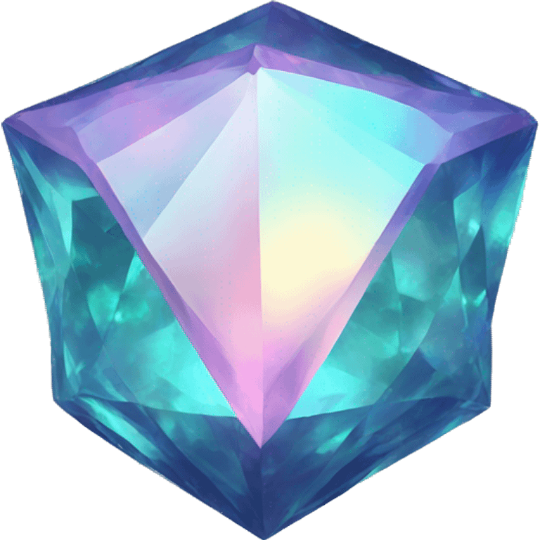 hologram textured gem emoji