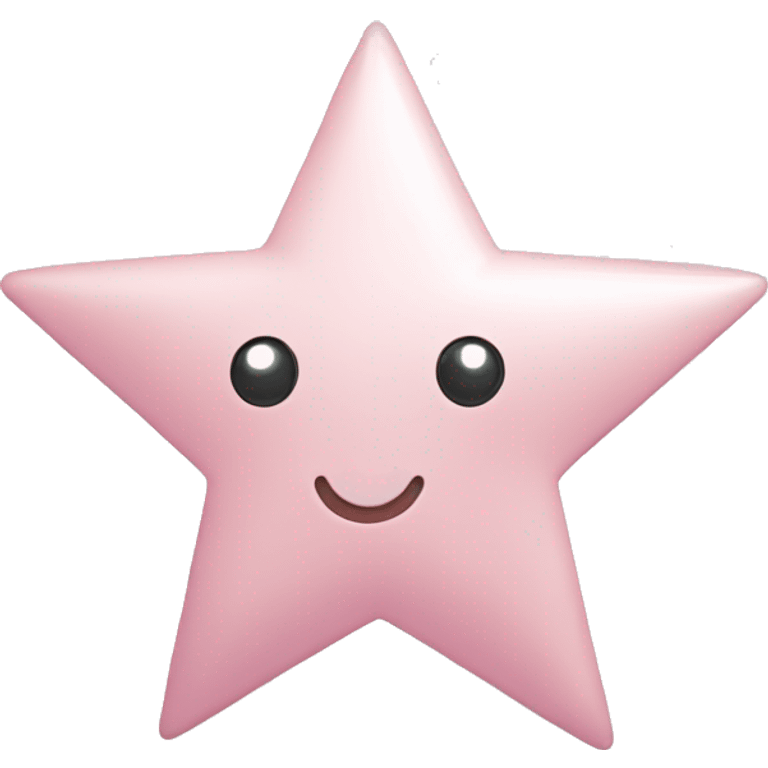 pale pink star sparkle emoji