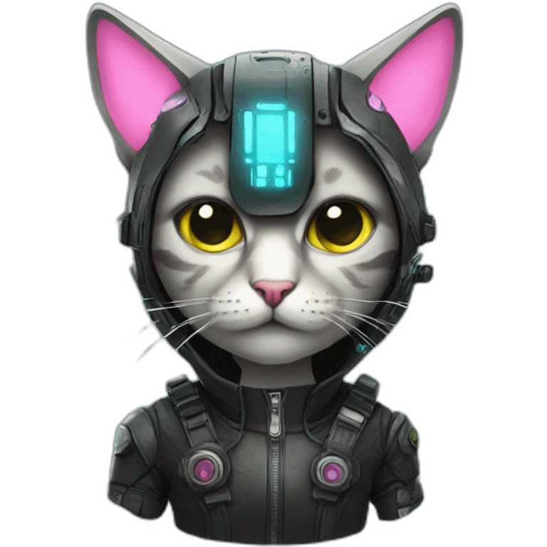 cyberpunk cat emoji