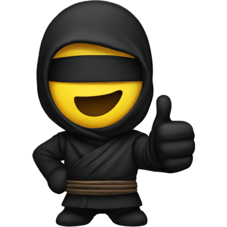 Ninja thumbs up emoji