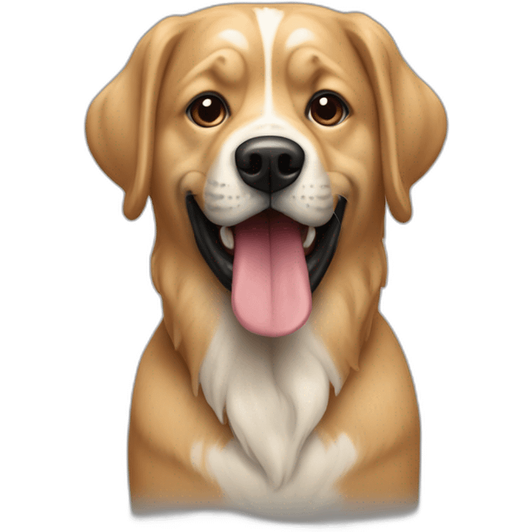 chien détruisant meuble emoji