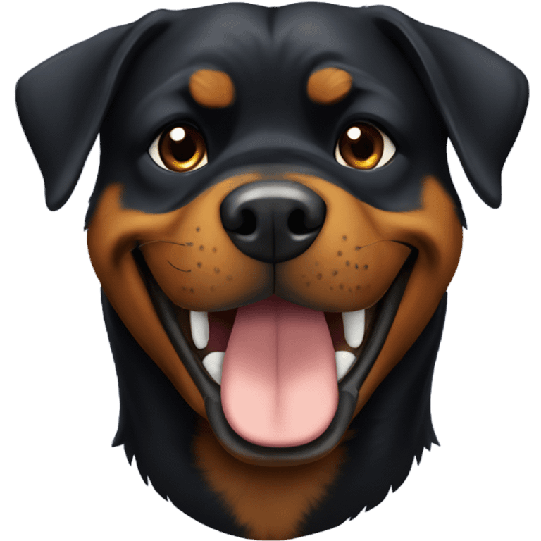 Rottweiler giving thumbs up emoji