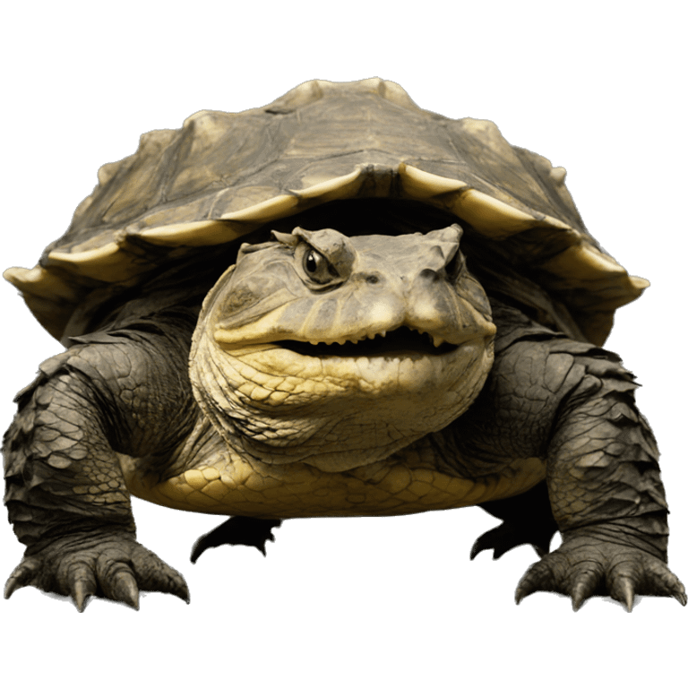 Alligator snapping turtle emoji