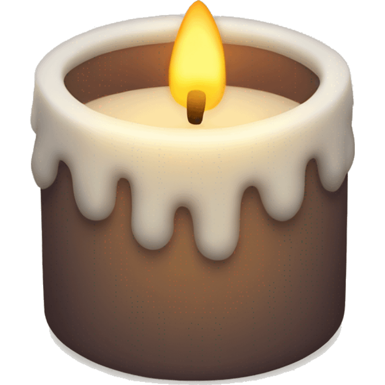 Cozy candle  emoji