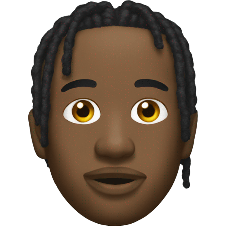 Travis scott avec un micro emoji