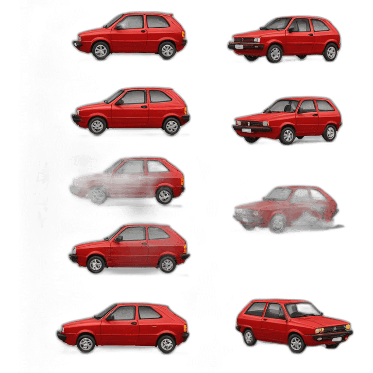 1 Fiat Palio fire rojo emoji