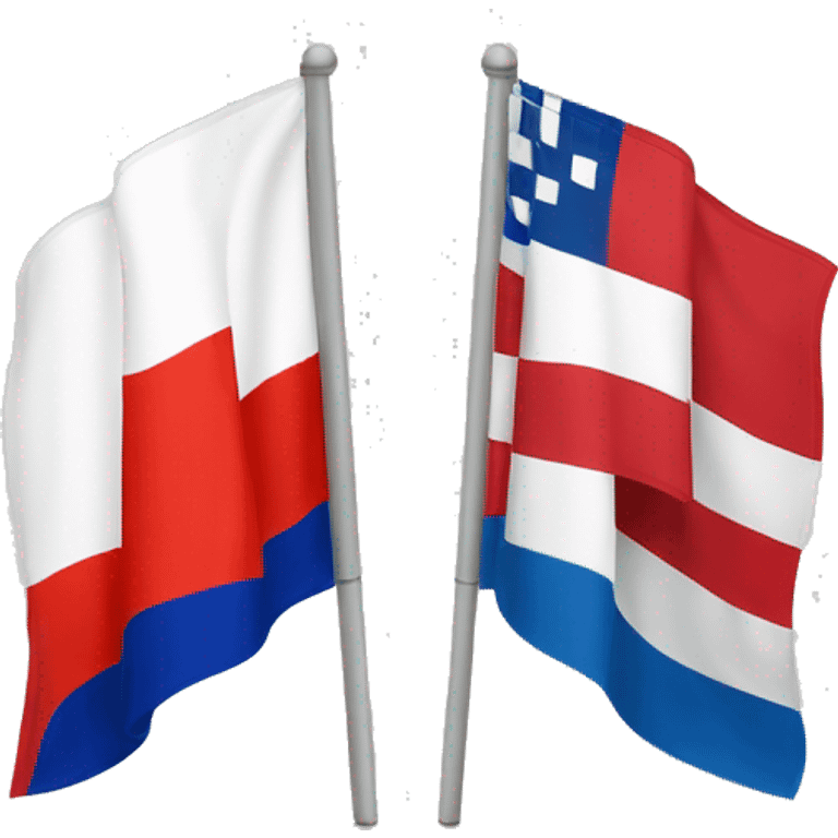 two flags austria and croatia emoji