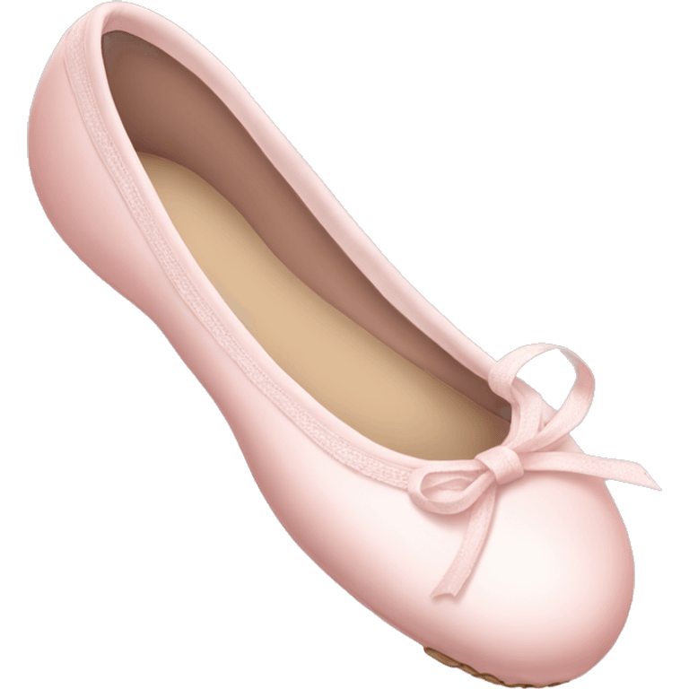 Pale pink ballet shoes emoji