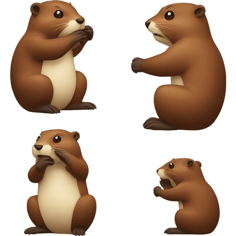 beaver emoji