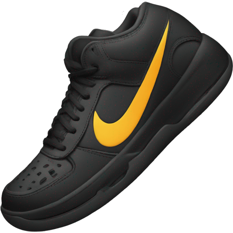 Nike brand symbol black  emoji