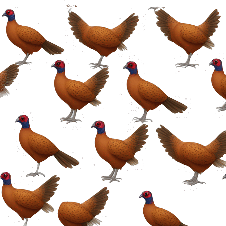 A pheasant  emoji