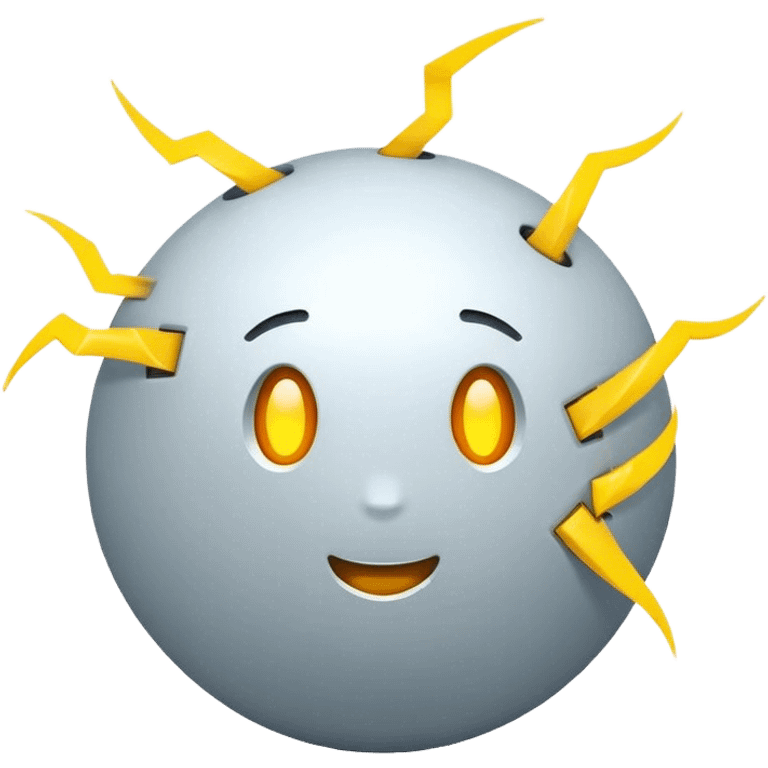 Ball of electricity emoji