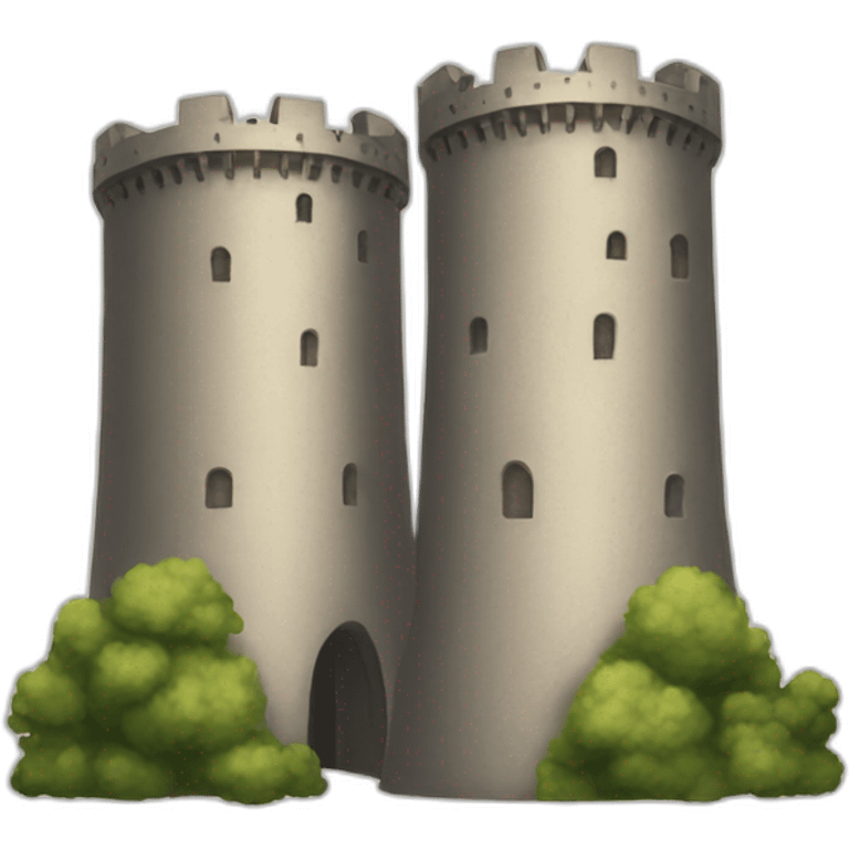 two towers emoji