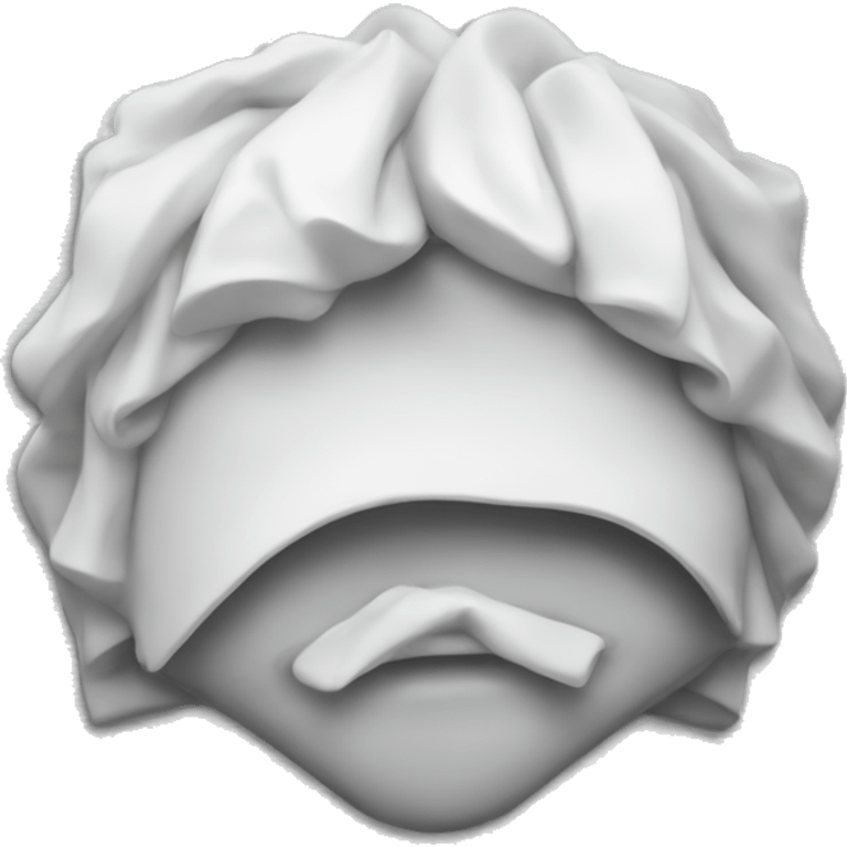 white color folded magnet emoji