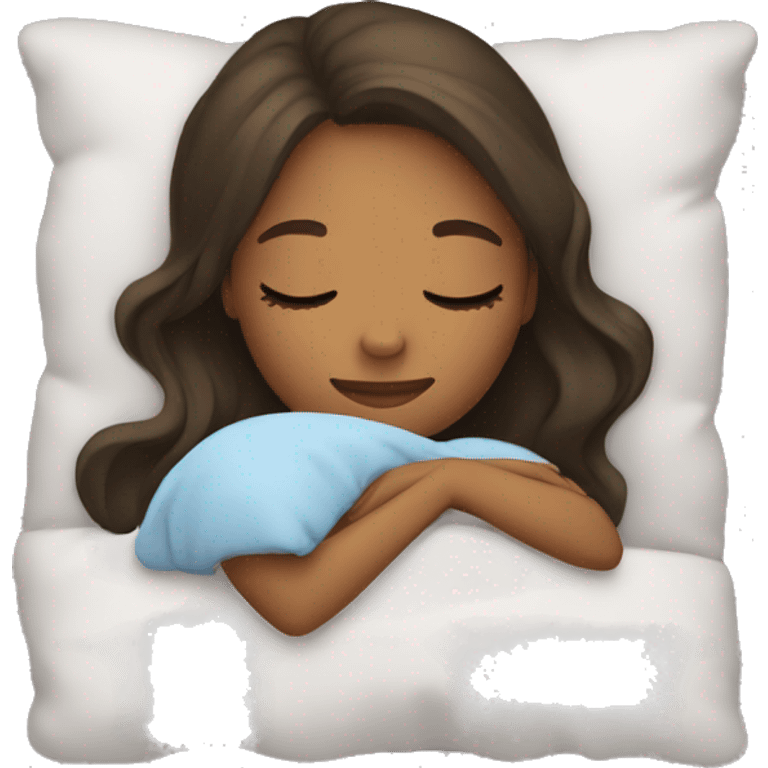 Girl sleeping  emoji