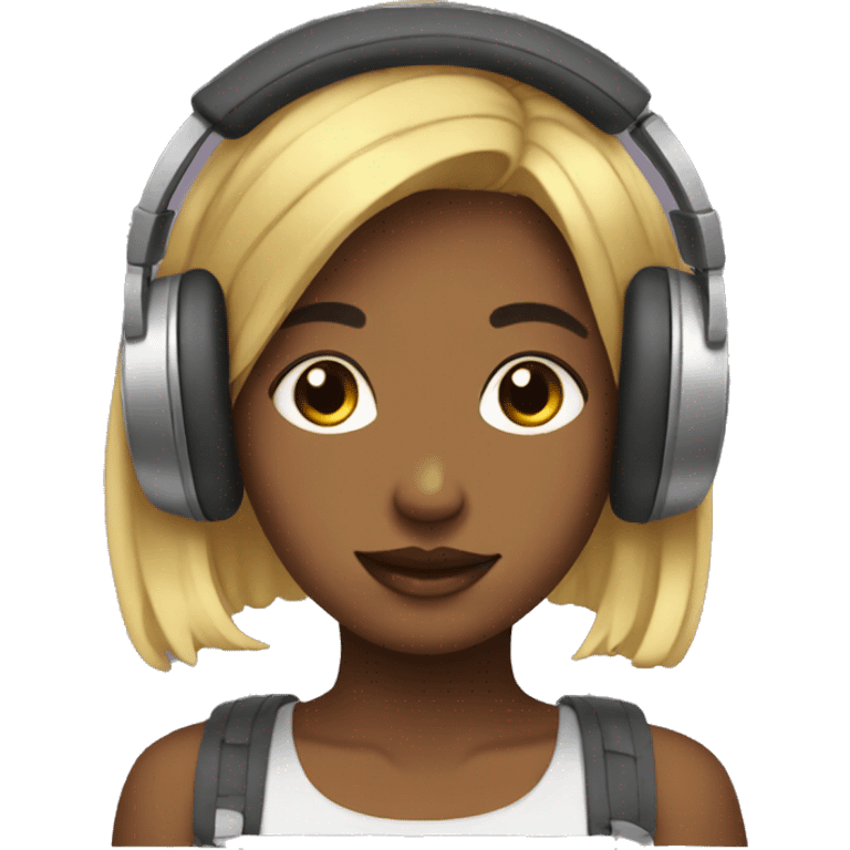 Lofi Girl With Headphones  emoji