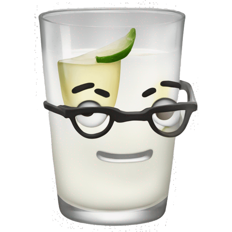 Raki glasses clinking emoji