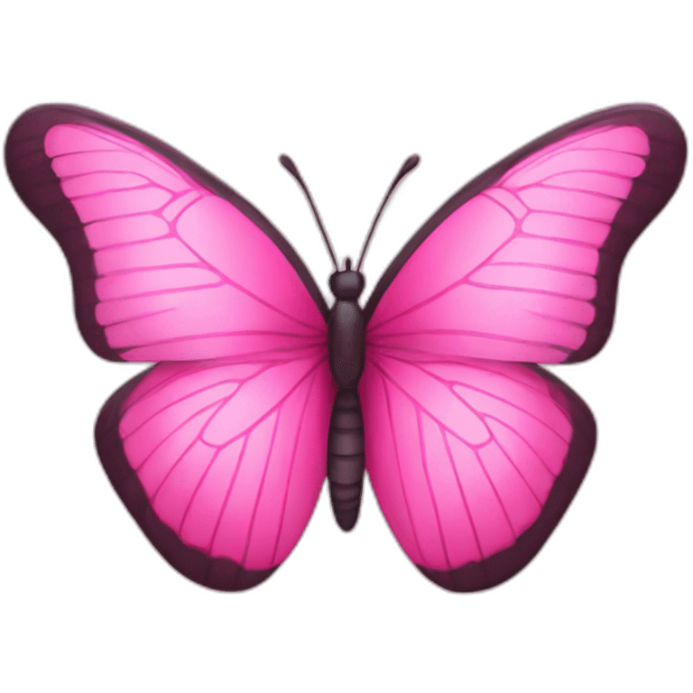 pink butterfly  emoji