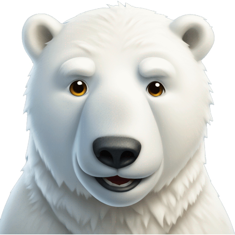 Polar bear emoji