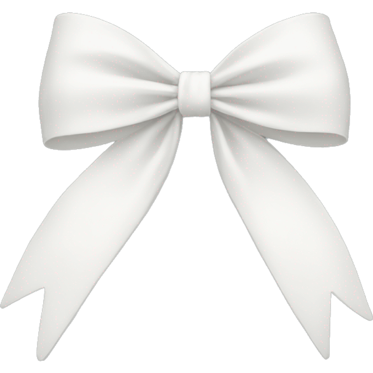 white bow emoji