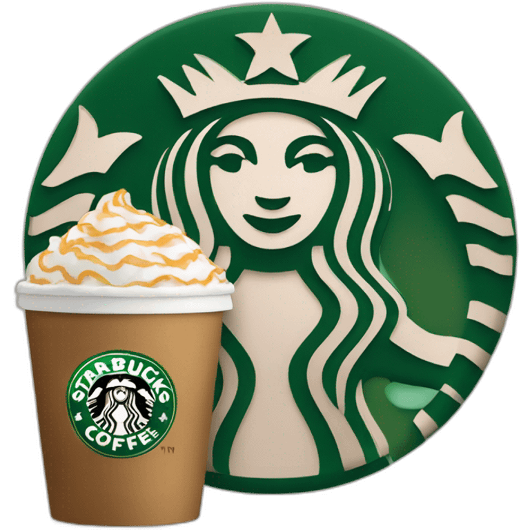 Starbucks logo looks like shakira emoji