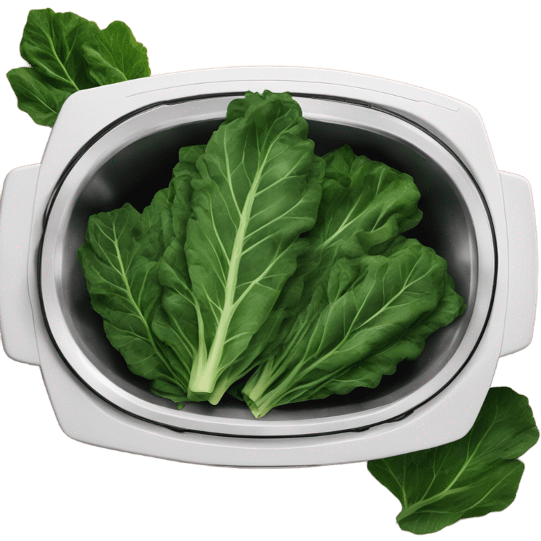 Collard greens in a slow cooker emoji