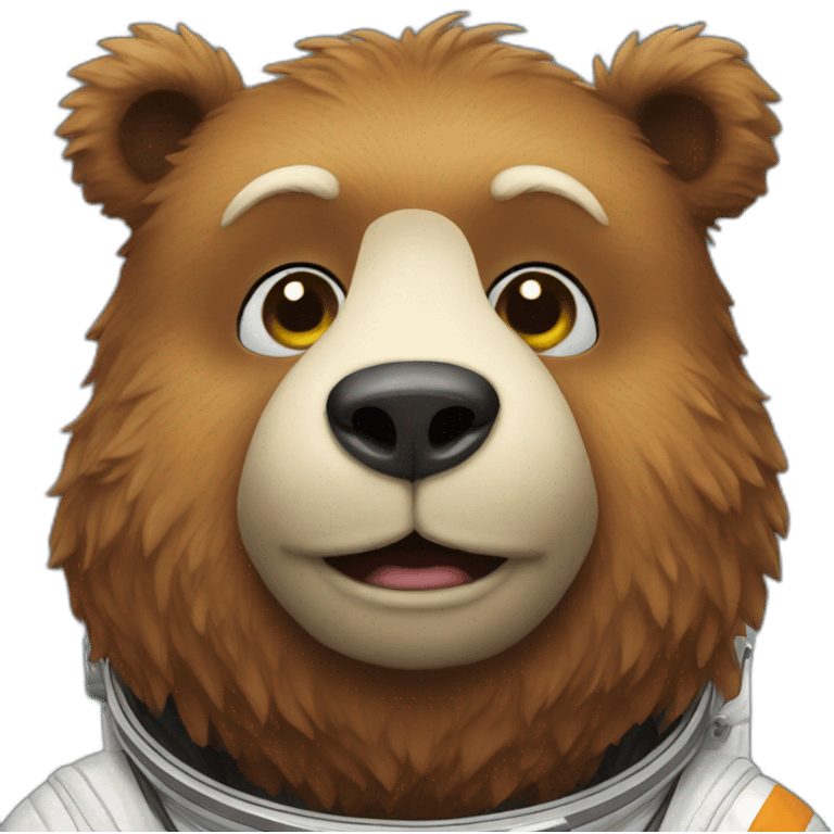 bear astronaut emoji