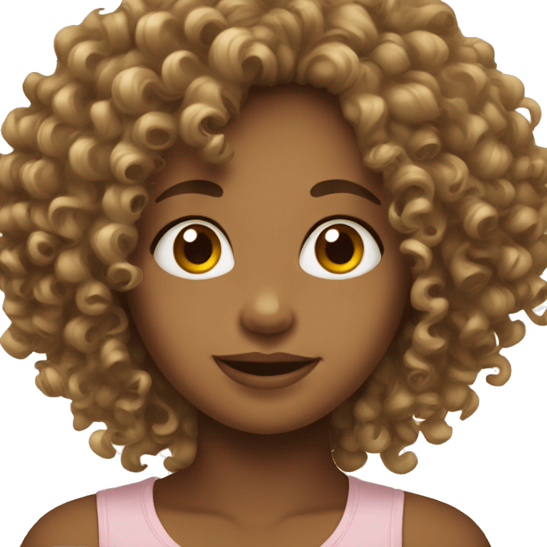 curly girl  emoji