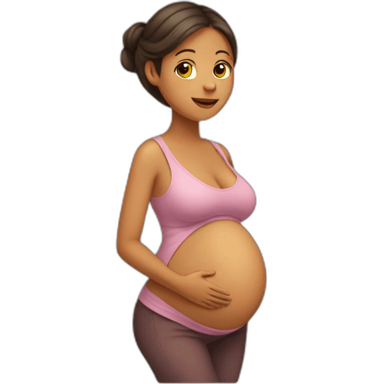 Pregnant woman emoji